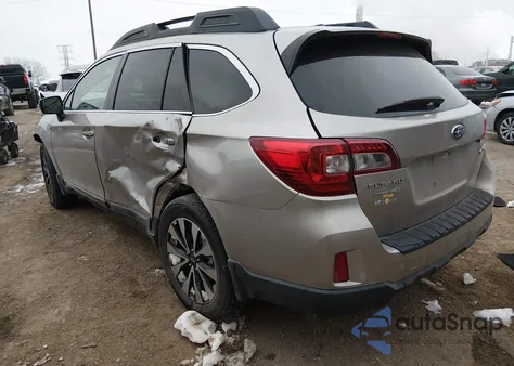 2015 Subaru Outback 2.5I Limited z USA, uszkodzony, nr VIN 4S4BSBLC8F3225080